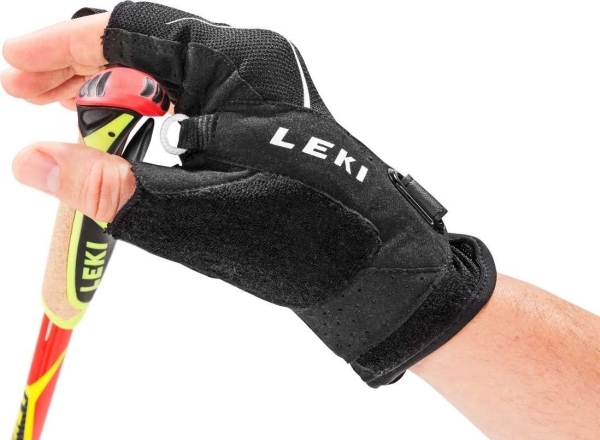 LEKI Handles Nordic Shark 2.0 black/white 14mm (8361141400200)