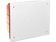 Canalplast installationsdåse til indmuring 160 x 130 x 70 mm med skruer hvid (OL10004)