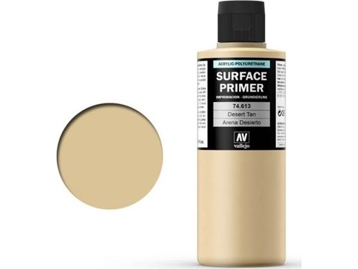 Vallejo Desert Tan Base 200 Ml. Vallejo Acrylic Surface Primer Universal