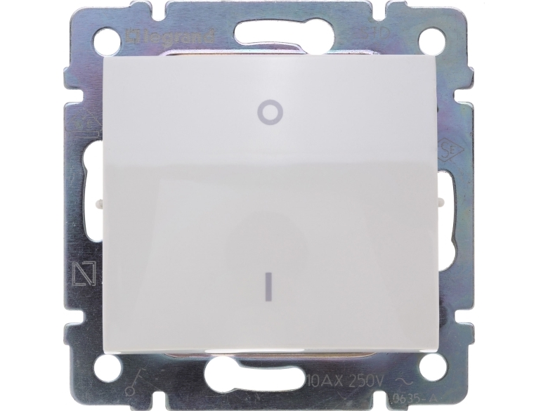 Legrand 2 Polig Strömbrytare 2p Creme Valena 774302