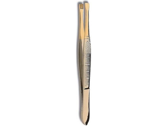 Donegal Cosmetic Tweezers Straight Gold 9724