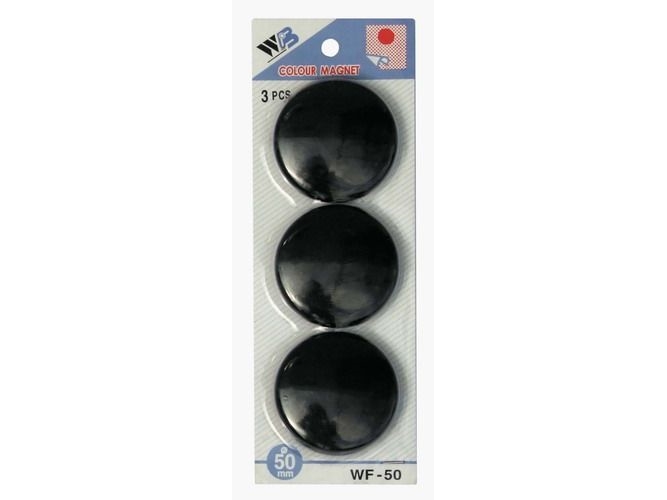Argo magnet 50mm 3 dele, sort (607101)