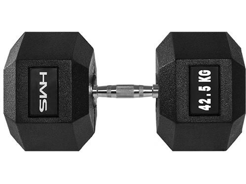 Hms Håndvægt Hex Pro Gummi 1 X 42,5 Kg