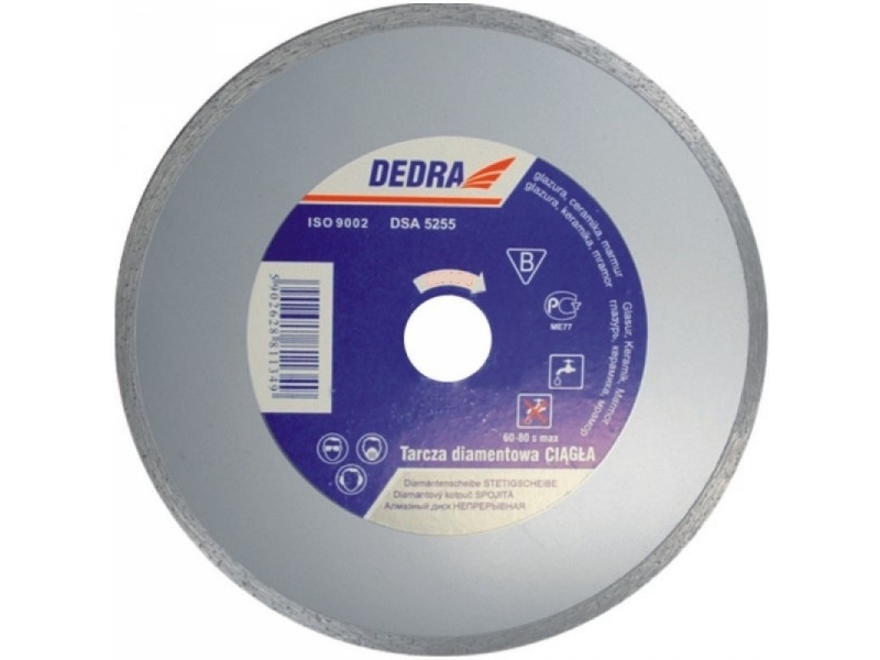 Dedra jatkuva timanttileikkuukiekko 230mm H1135