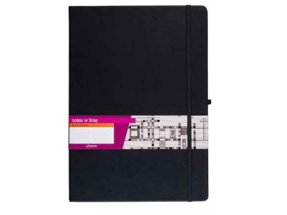 A4 Notesbog Linjer Formalism Black Antra