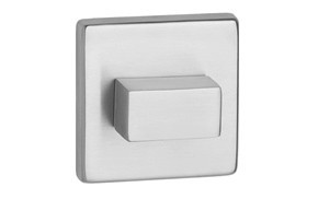 Metall-Bud Quadratisches Wc-Schild Aus Edelstahl