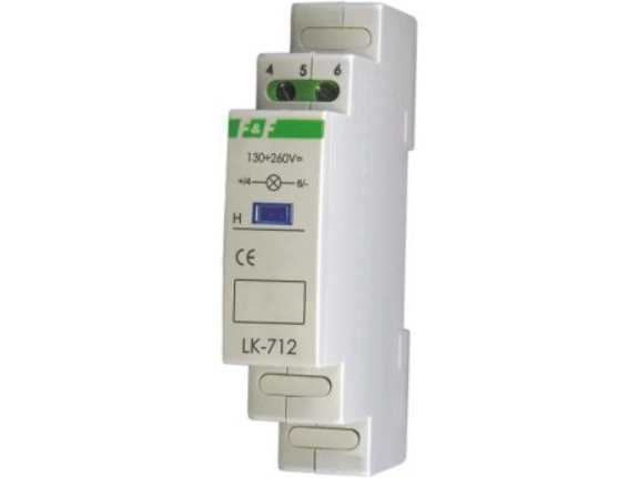 F&amp F modulaarinen valaisin 1-vaihe vihreä 30-130V AC/DC (LK-712G 30-130V)