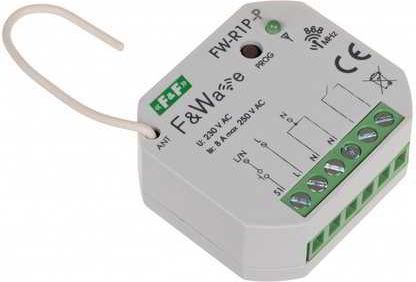 F&F trådløs enkelt bistabil relæ med montering P/t 85-265V AC/DC multifunktion (FW-R1P-P)