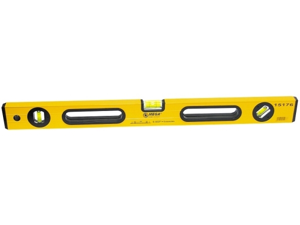 Mega vaterpas med greb 150 cm 3 libeller - 15185
