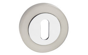 Metall-Knopf Schraubbarer Runder Schlüsselring Nickel-Chrom