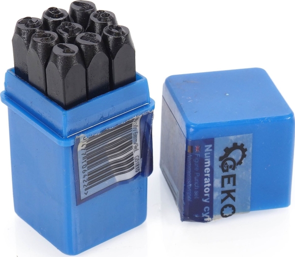 Geko Numerator Numbers 6mm/9el (50)