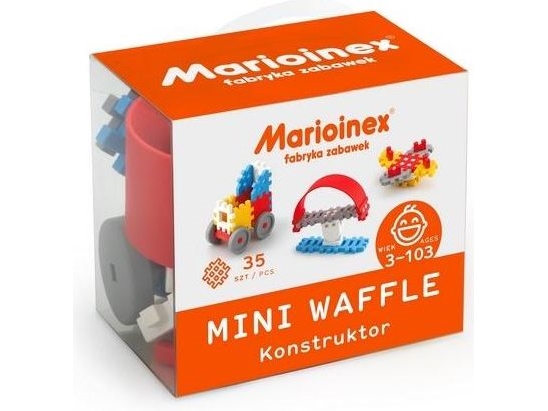 Marioinex Mini Waffel 35 Stück Constructor