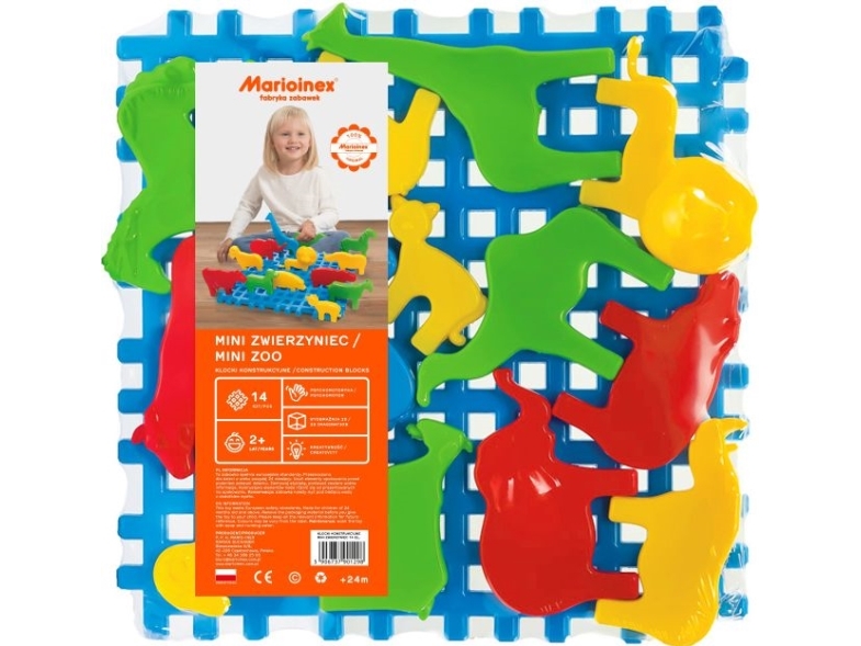 Marioinex Byggeklodser Wafle Dyrerige
