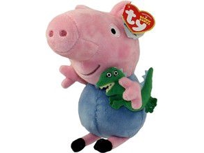 Meteor Maskottchen Beanie Babies Lic Peppa Pig - George Reg (8421461301)