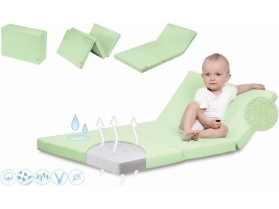 Matex resemadrass 120 x 60 x 6 cm, rosa (MT0123) | Baby & barn - Möbler - Sängar och madrasser | GameStuff