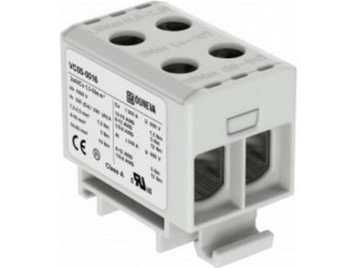 Em Group 2-Spurige Reihenklemme 35-150Mm2 Grau Euro (607150)