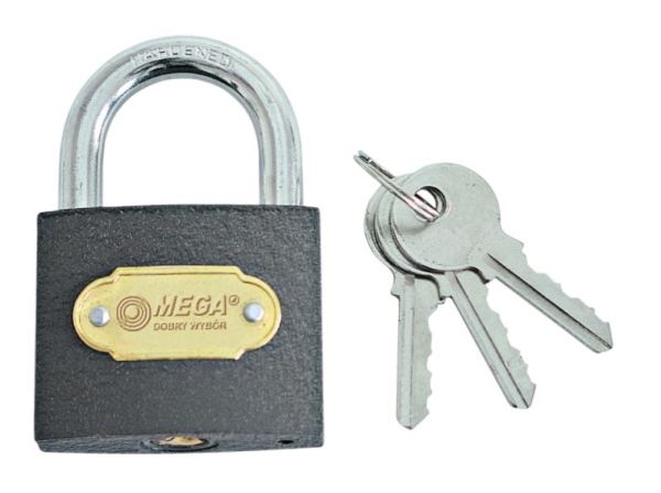 Mega 40 mm hänglås med gjutjärnsbögel - 24440 | Huset - Säkerhet & Larm - Lås | GameStuff