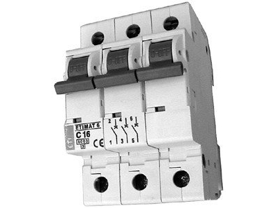 Eti-Polam Pienoiskatkaisija ETIMAT10 3P B 63A 6kA - 002125722