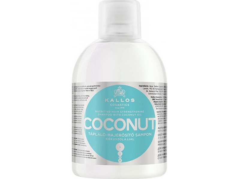 Kallos_Kjmn Nutritive-Hair Strengthening Shampoo Kokosnuss Nährendes Und Stärkendes Shampoo 1000Ml