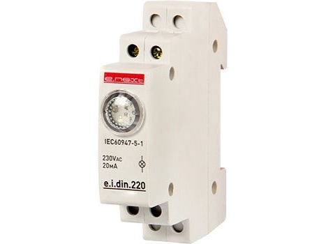 E.Next Din-Skinne Signallampe Hvid (P059005)