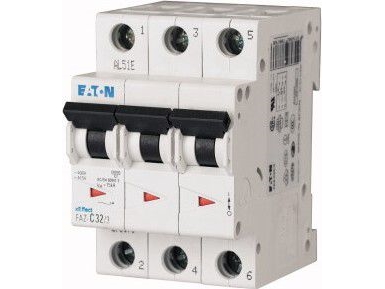 Eaton Leitungsschutzschalter 3P C 8A 15Ka Ac Faz C8/3 (278868)