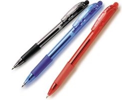 Wow Bk417 Black Ballpoint Pen (10Pcs) Pentel