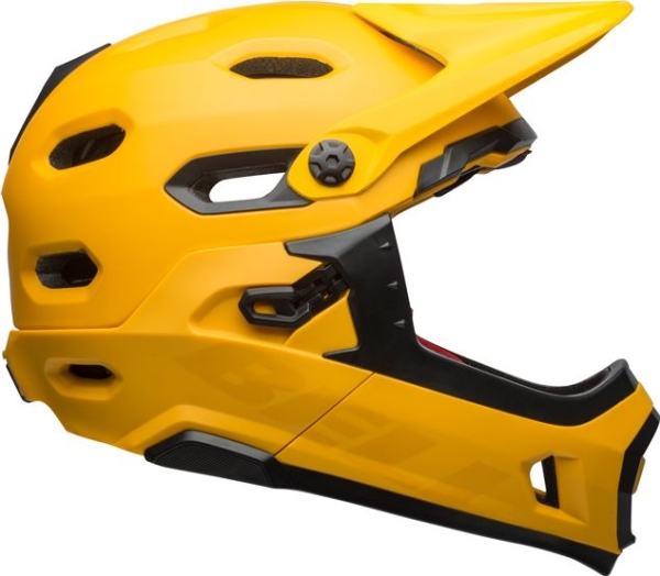 Bell Helmet Super Dh Mips Spherical Matte Gloss Yellow Black R. L (58-62 Cm)