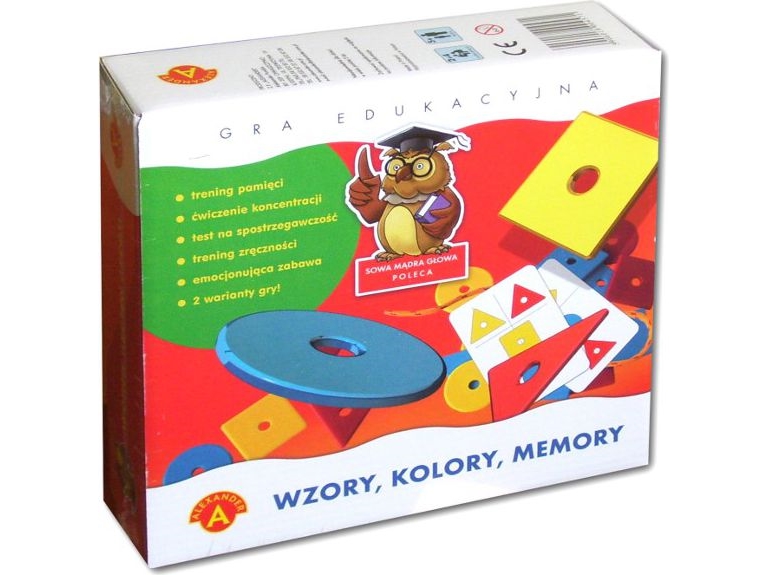 Alexander Memory Patterns Colors - 0457 | Leksaker - Spel - Memory spel | GameStuff