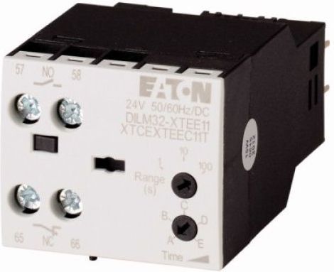 Eaton Elektronisk Tidsmodul, Forsinket Udkobling 0,05-100S, 1Z 1R, 24V Ac/Dc (Dilm32-Xted11-100) (104946)