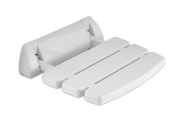 Deante vægmonteret foldesæde 338x348mm hvid - NIV 651A