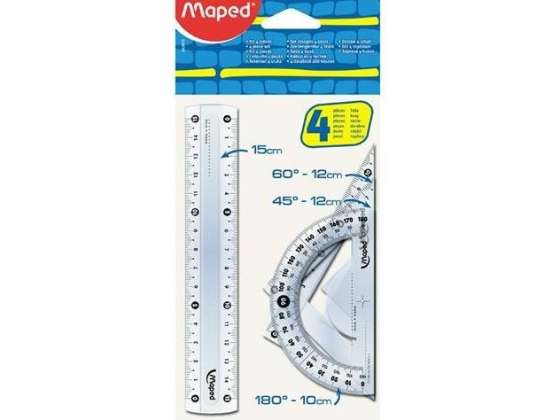 Maped geometri-sæt Mini 4 dele