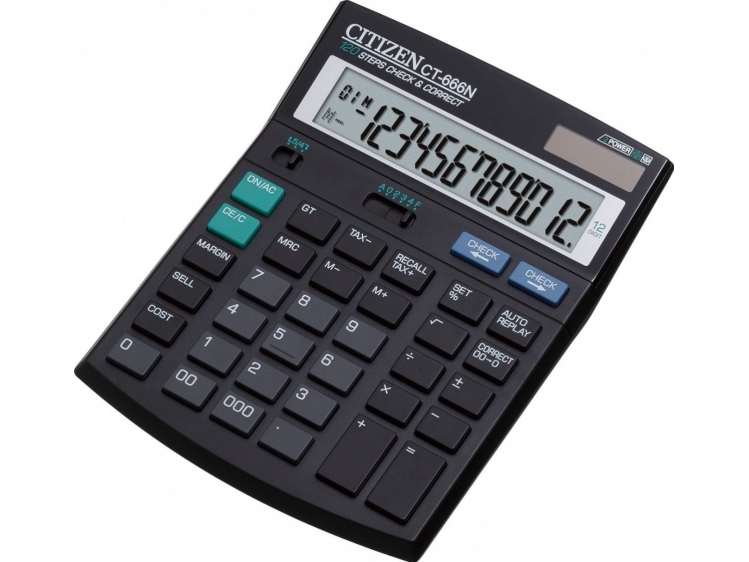 Eleven Rechner Ct666n Schwarz Tischrechner Mit Ust.-Berechnung 12-Stellig Automatische Abschaltung