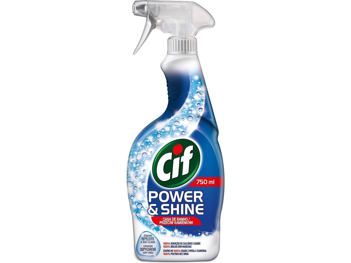 Cif Power Shine Rengøringsmiddel Til Badeværelse 750 Ml