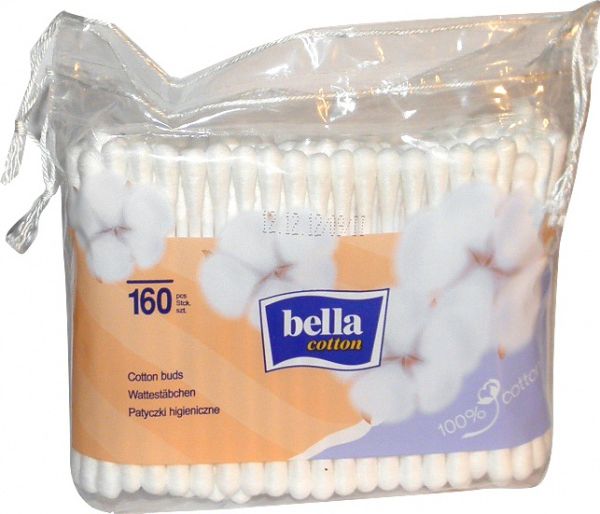 Bella Cotton hygiejniske vatpinde 160 stk