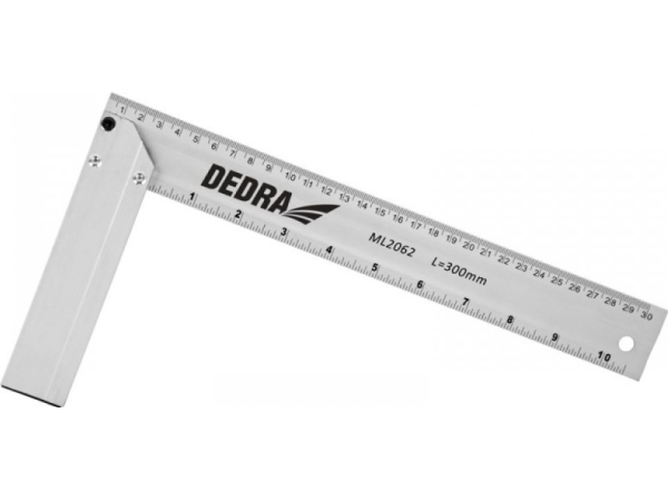 Dedra Rakennuskulmatanko 500 x 225mm alumiini (ML2064)