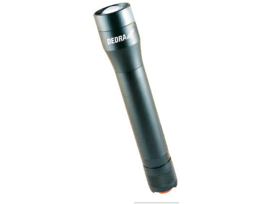 Dedra CREE XML LED flashlight, aluminum housing, 3xC bat, 600lm, IP54 (L1105)