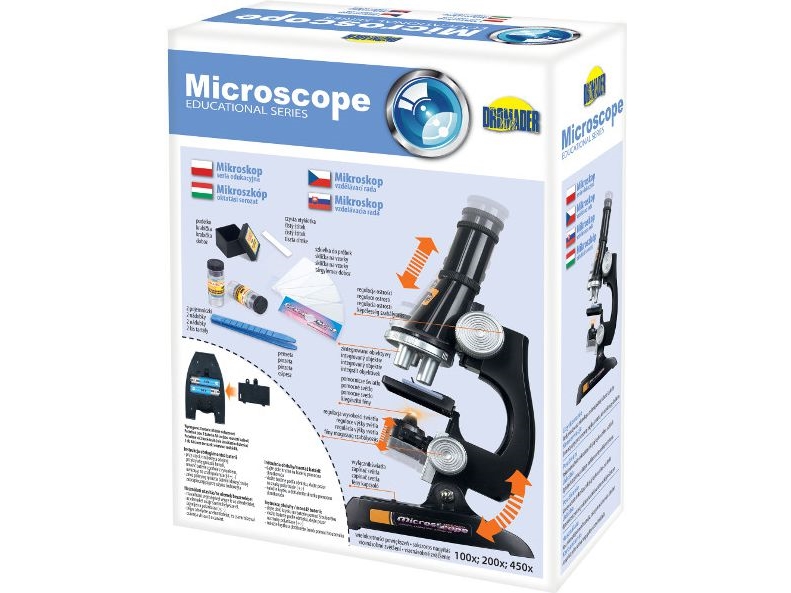 Dromader Microscope 100, 200, 450 X (00413)