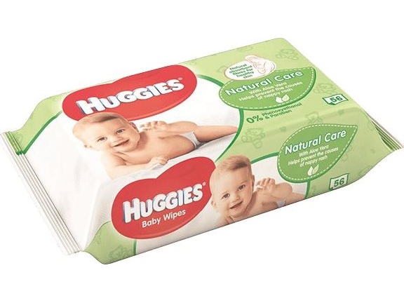 Huggies Natural Care Vådservietter 56 Stk.