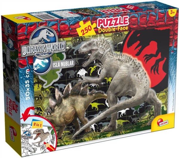 Lisciani Doppelseitiges Puzzle 250 Jurassic Park (304-48649)