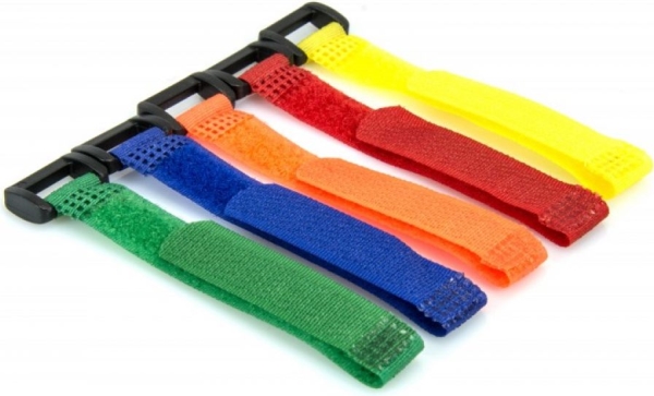 Dedra velcrobånd 12 x 150 mm mix 10 stk (11RM12152)