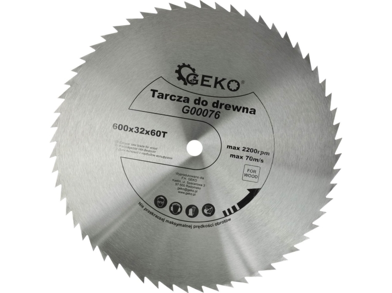 Geko træskive 600x32x60T*4 (G00076)