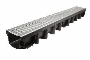 Maxpol system 1000x98 mm ränna med stålgaller A15 | Rutter och fästanordningar - Kabelkanaler och lister | GameStuff