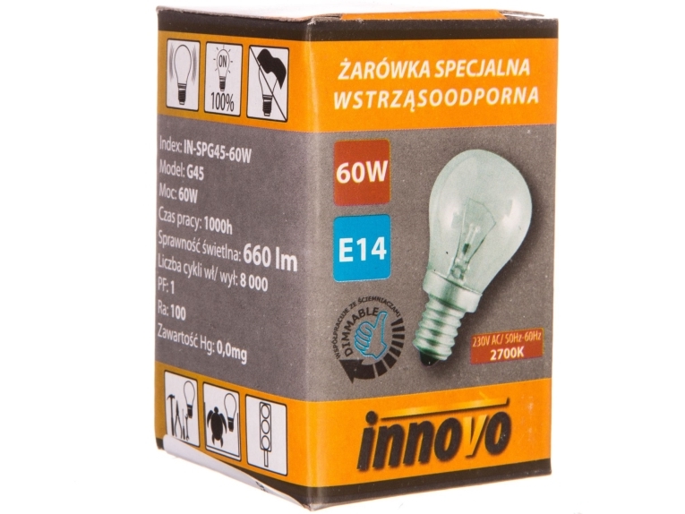 Gtv Shockproof Bulb G45 60W (In-Spg45-60W)