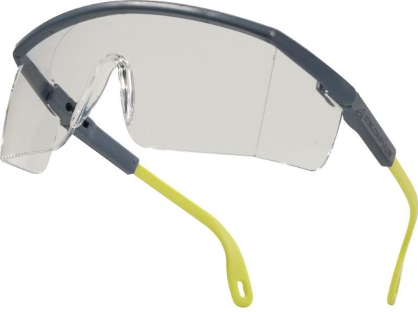 Delta Plus Kilimandjaro Clear Safety Glasses, One-Piece Clear Polycarbonate (Kilimgrin)