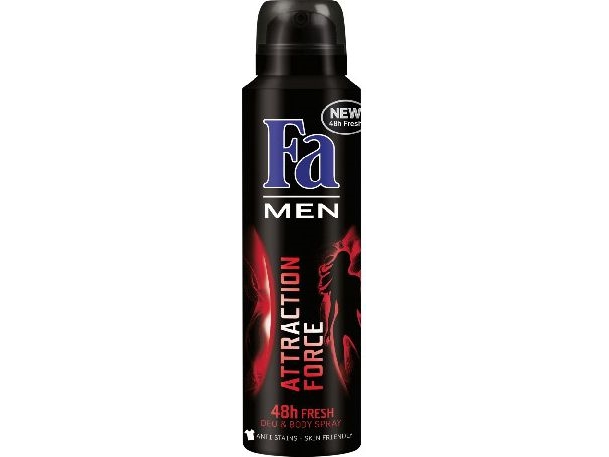 H Fa Men Deo Spray Attraction Force 150Ml