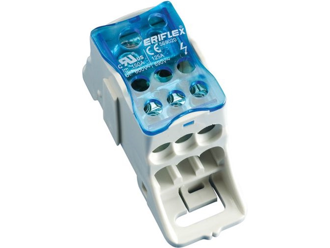 ABB Distributionsblok 1 pol 125 A - 1x35mm/1x16mm/6x16mmm