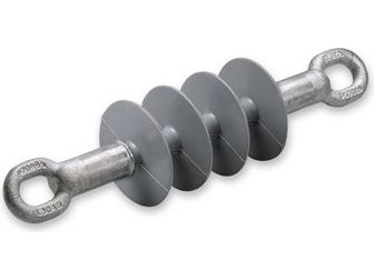 Ensto Komposit Isolator, Udløsningsbøsning 12-14 Kv, 70 Kn, Oval Øje-Beslag (Sdi90.150)
