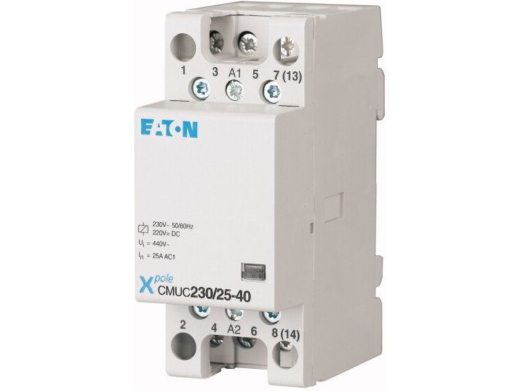 Eaton Installation Contactor 25A 2Z 2R 230V Ac/Dc Cmuc230/25-22 (137403)