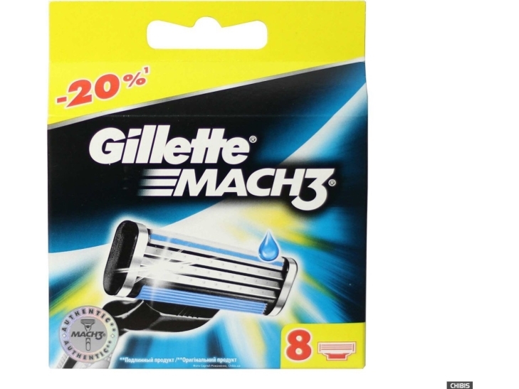 Gillette Mach3 Klinge - 8Er-Pack