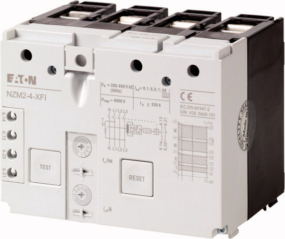 Eaton jordfelsblock 4P 0,03-3A, 60-450ms NZM2-4-XFI (292344) | N - A | GameStuff